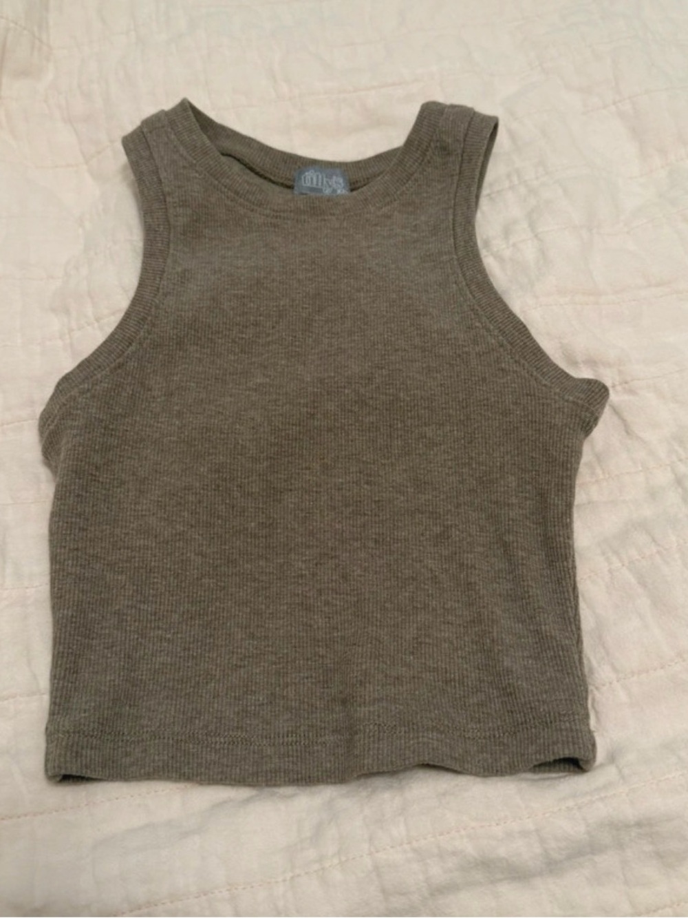 Tilly’s Ribbed Tank Top in Taupe
